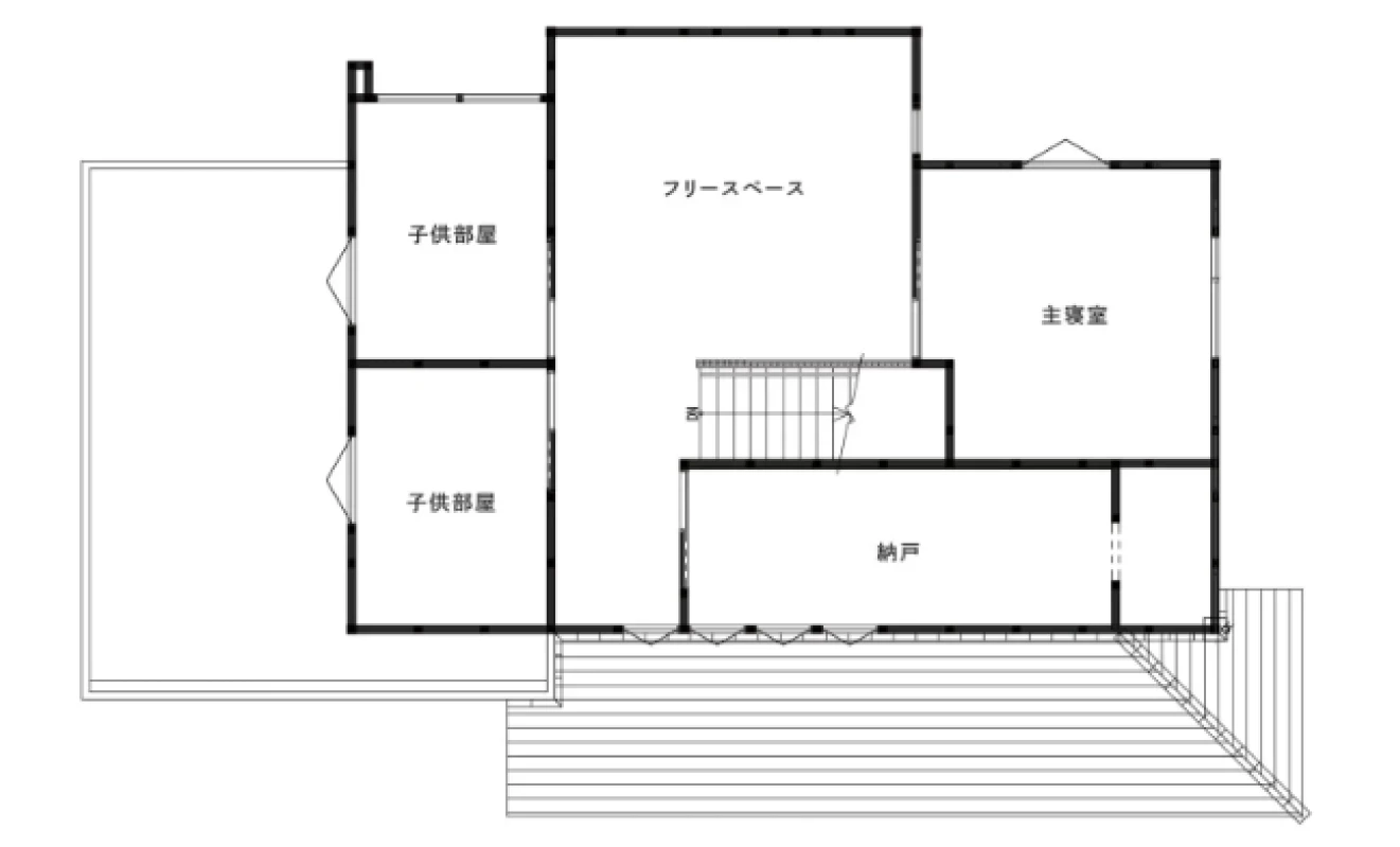 モデルハウス間取図
