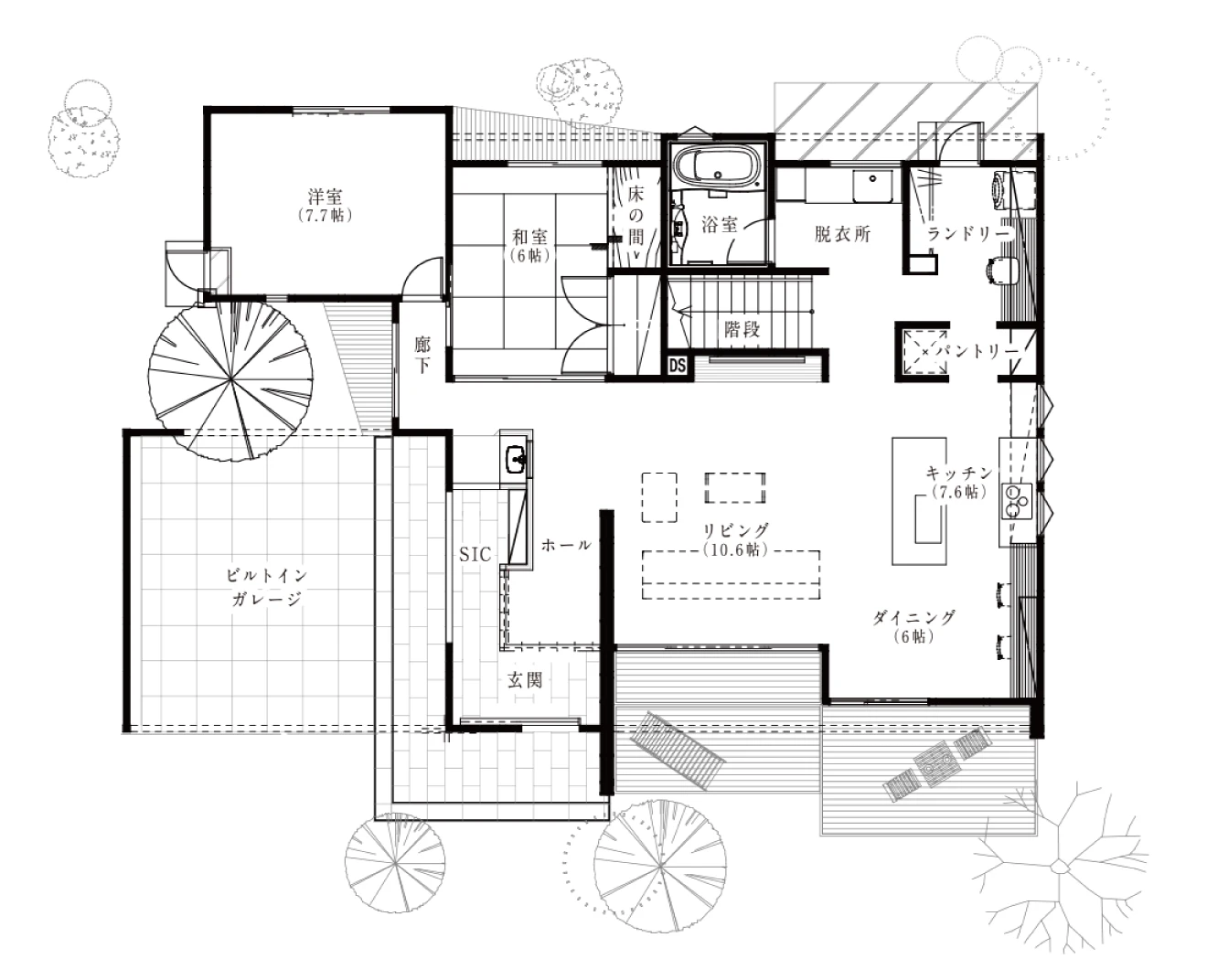 モデルハウス間取図