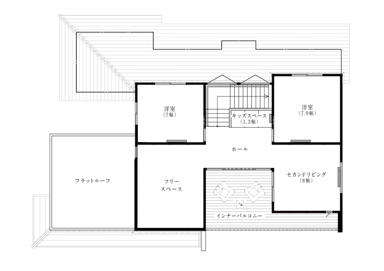 モデルハウス間取図