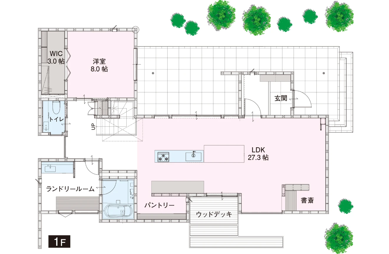 モデルハウス間取図