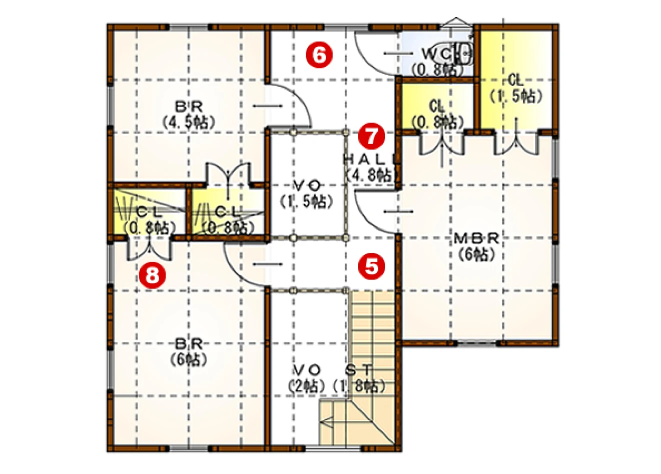 モデルハウス間取図