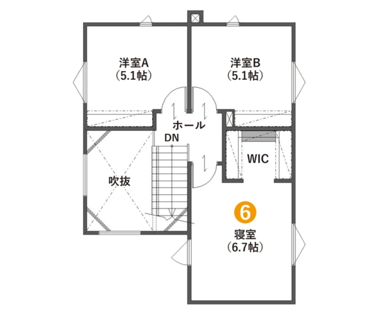 モデルハウス間取図