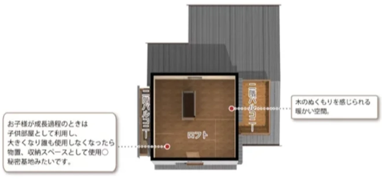 モデルハウス間取図