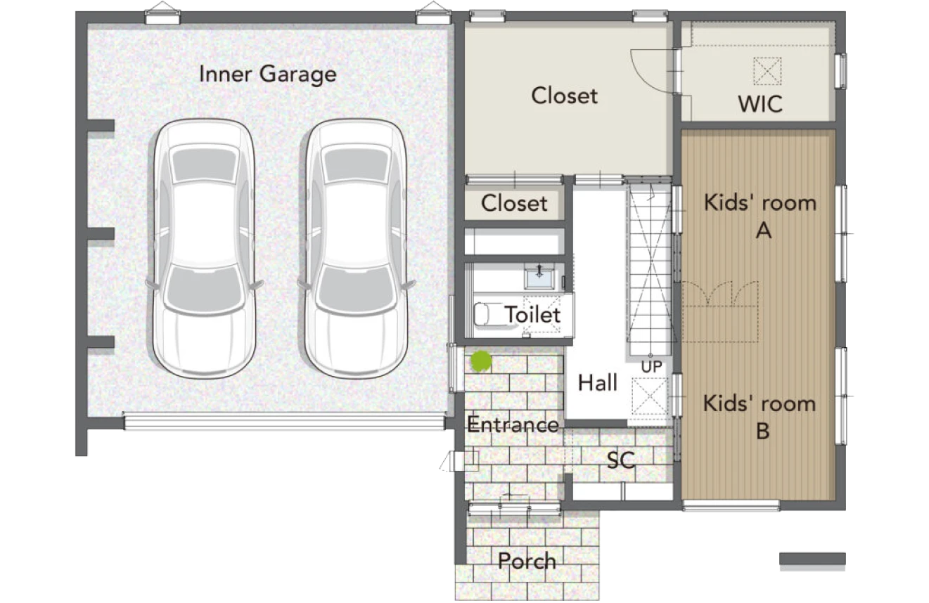 モデルハウス間取図